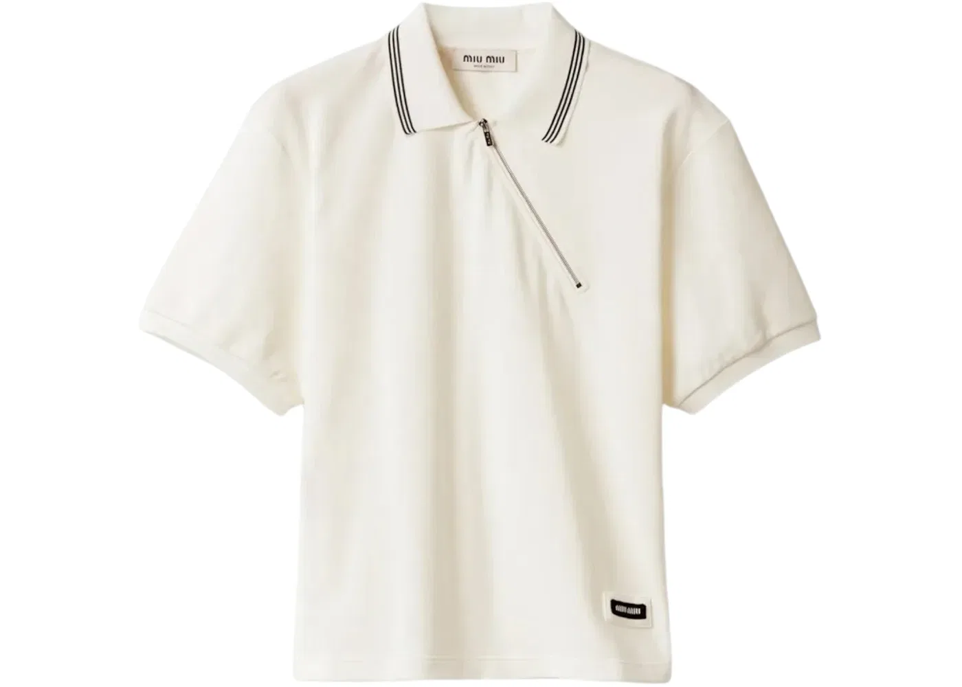 Женское джерси поло Miu Miu Jersey, White