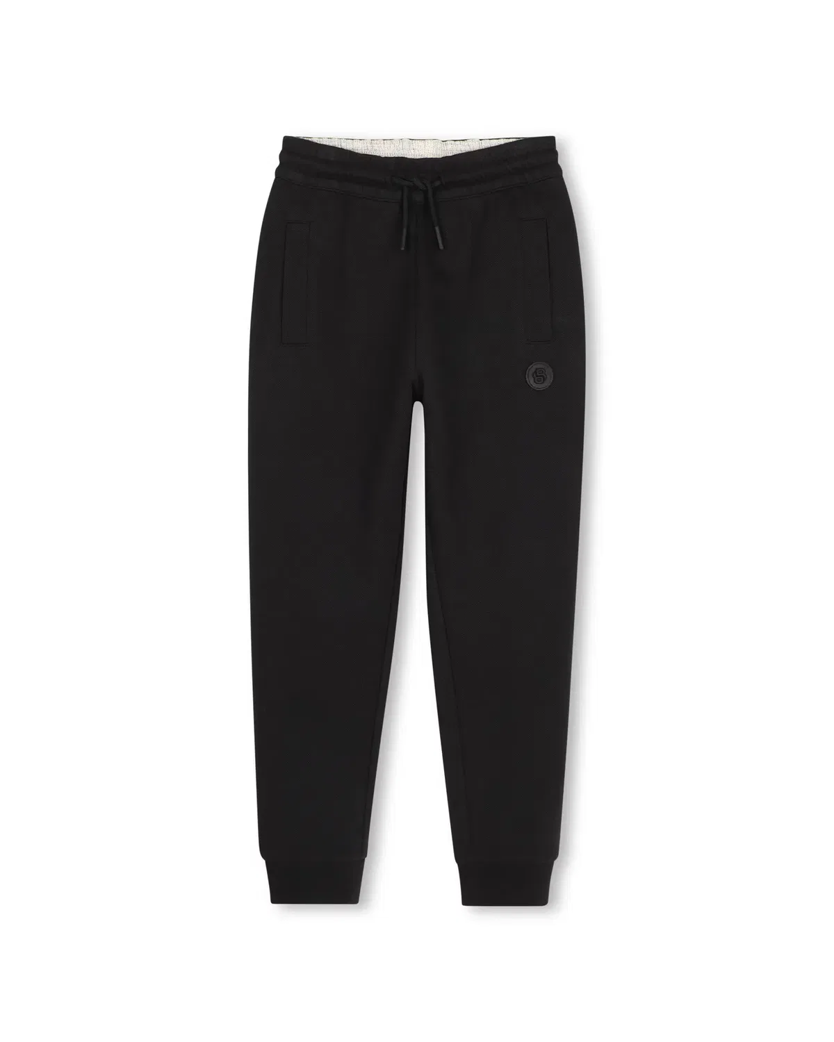Детские брюки-джоггеры для мальчиков из хлопка BOSS Kidswear, Negro