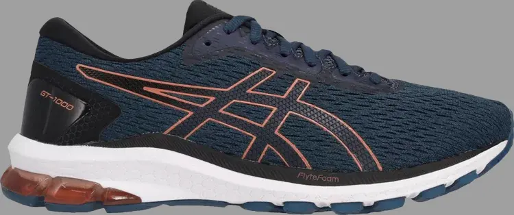 

Кроссовки gt 1000 9 extra wide ''pure bronze' Asics, синий