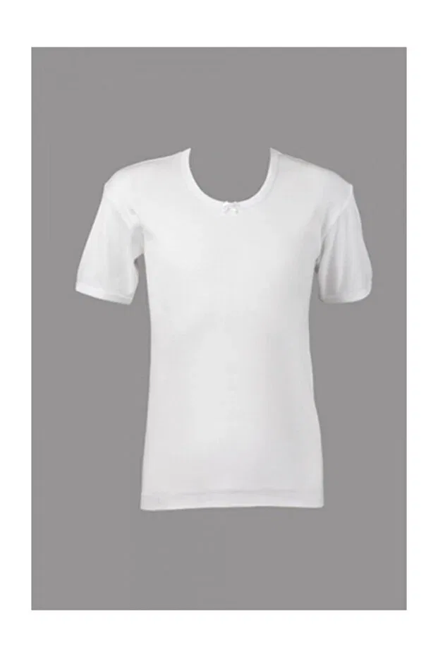 Детское белье для мальчиков с коротким рукавом Çift Kaplan, White