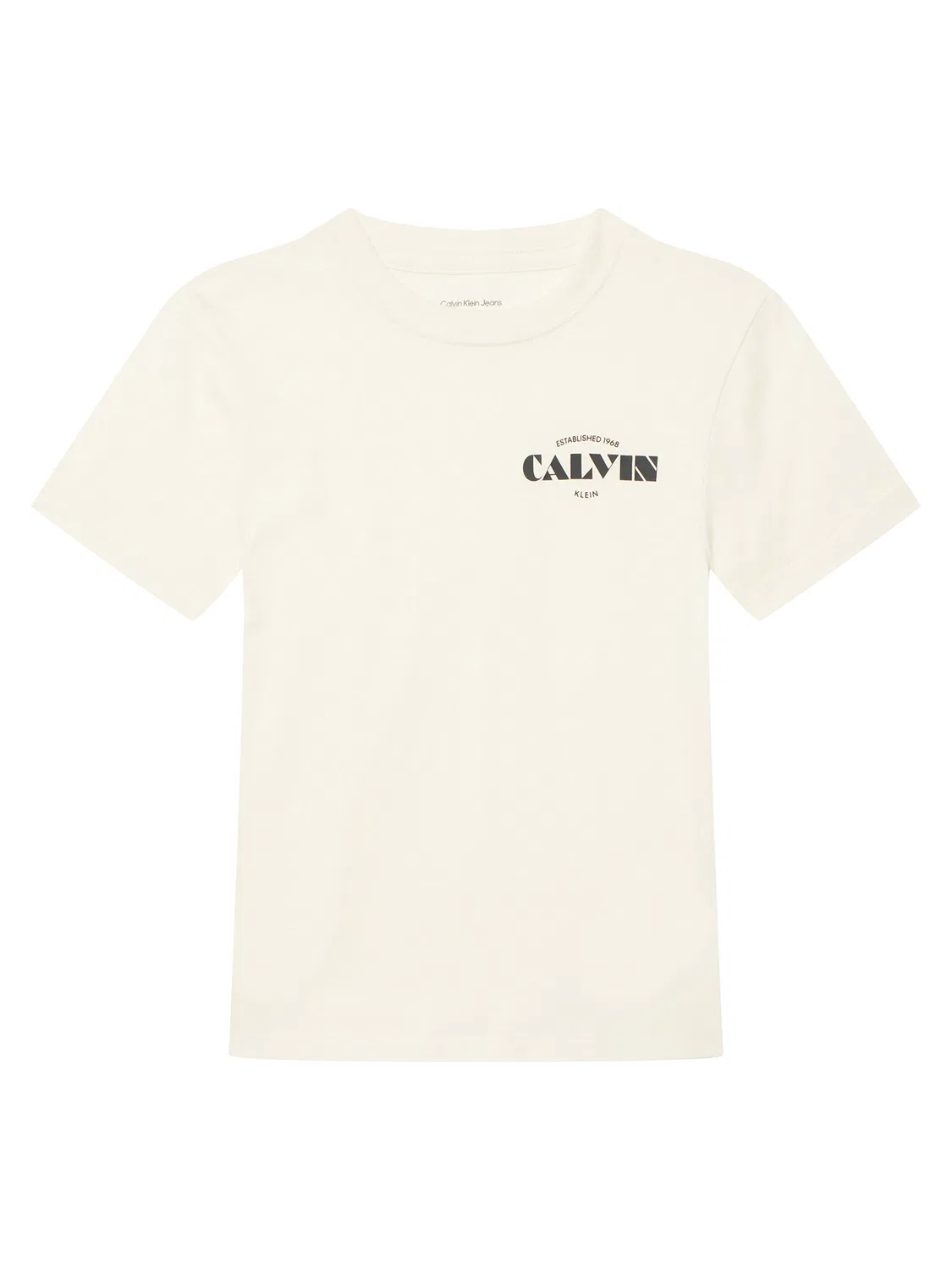 Футболка стандартного кроя для мальчика Small Chest Calvin Klein Jeans, белый