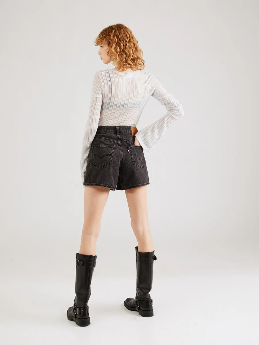 Шорты из черного денима Levi'S — фото 3