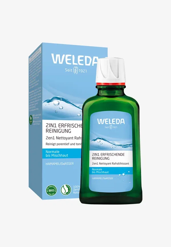 Тоник для лица, для всех типов кожи, 2In1 refreshing cleansing - toner Weleda 100 мл — фото 2