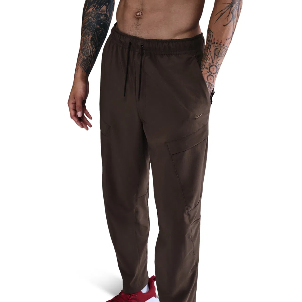 Мужские карго-брюки с утилитарным стилем, Nike Dri-FIT Unlimited Alt Cargo, Nike, Baroque Brown Baroque Brown Black