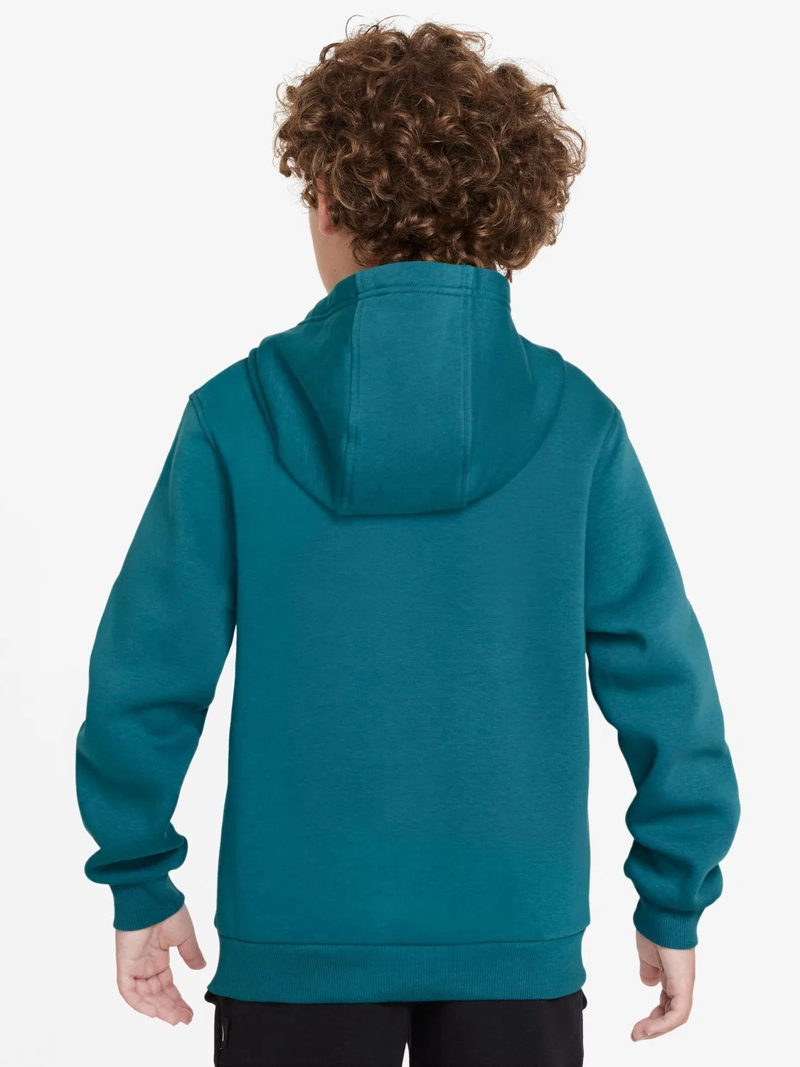 Худи Nike Club Fleece, цвет Bright Spruce Green — фото 2