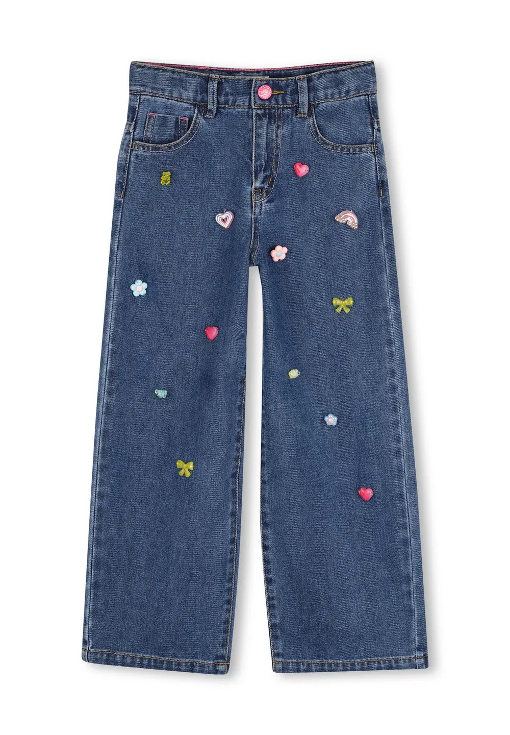 Джинсы-Клеш Pantalon для подростков и детей Billieblush, Stone — фото 2
