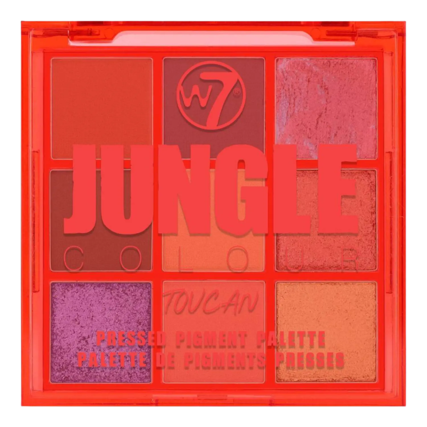 

W7 Jungle Tucan палитра прессованных пигментов для век, 8,1 г