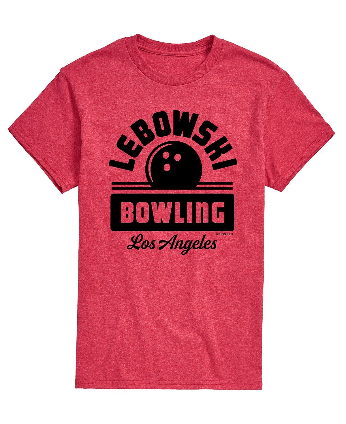 

Мужская футболка the big lebowski lebowski bowling AIRWAVES, красный