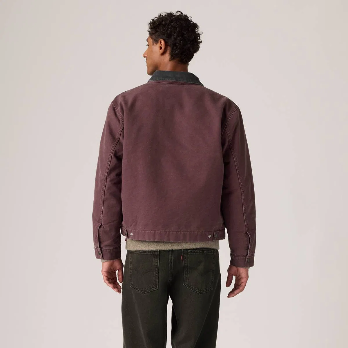 Куртка Castro с полной застежкой-молнией и подкладкой Levi's, Allspice Sky - Brown — фото 4