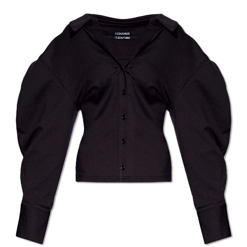 

Рубашка Jacquemus La Chemise Angulo, черный