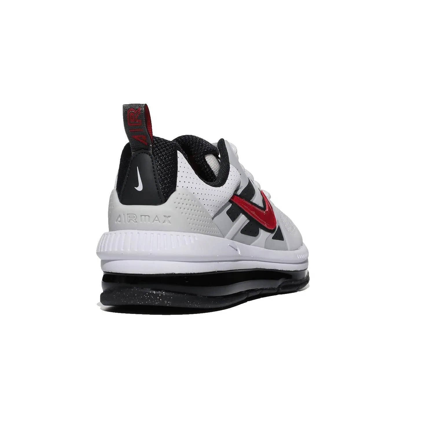 Детские спортивные кроссовки для мальчиков с шнуровкой Air Max Genome NIKE, White Black Photon Dust Very Berry — фото 3