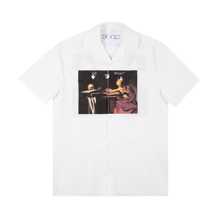 

Рубашка Off-White Caravaggio Bowling Shirt 'White/Red', белый