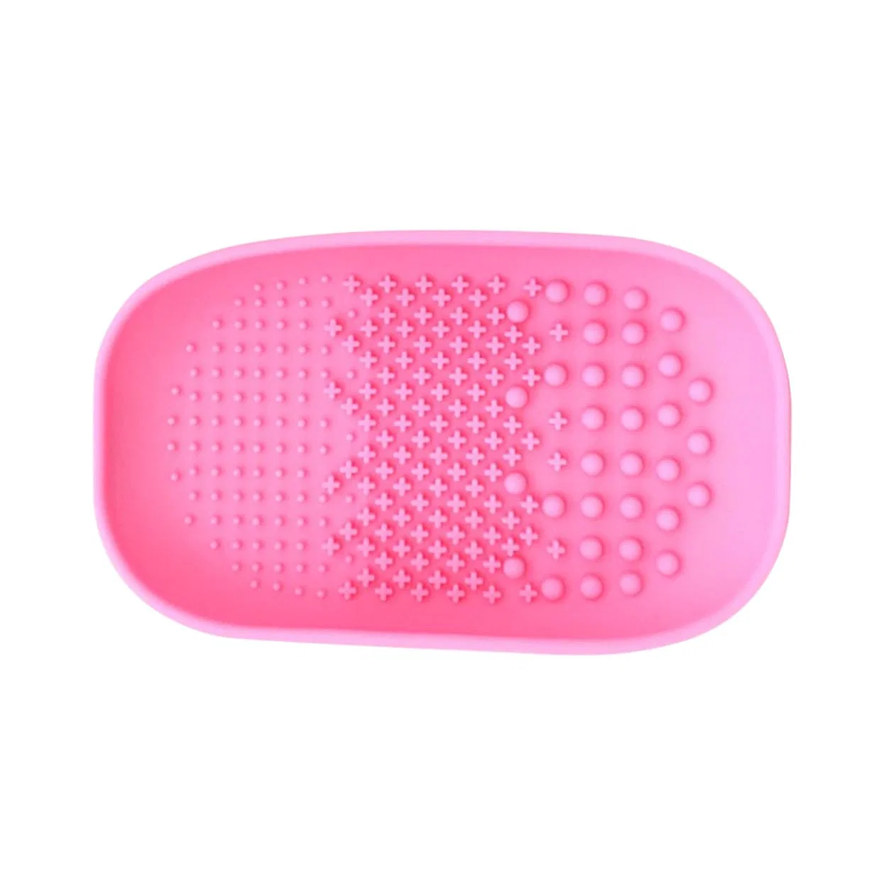 Пластина для чистки кистей из силикона, TOVINANNA, 15.2 x 9 x 3 см, Rosa