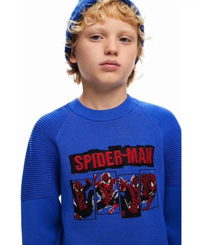 

Толстовка Spiderman для мальчиков без капюшона Desigual, синий