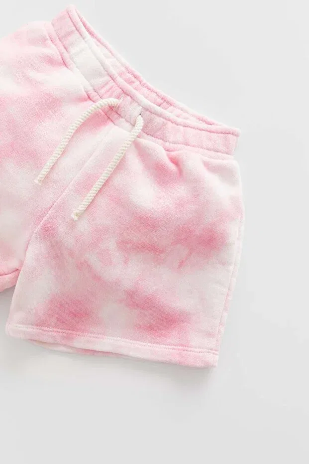 Детские шорты для девочек с принтом Zeyderkids, Pink — фото 2