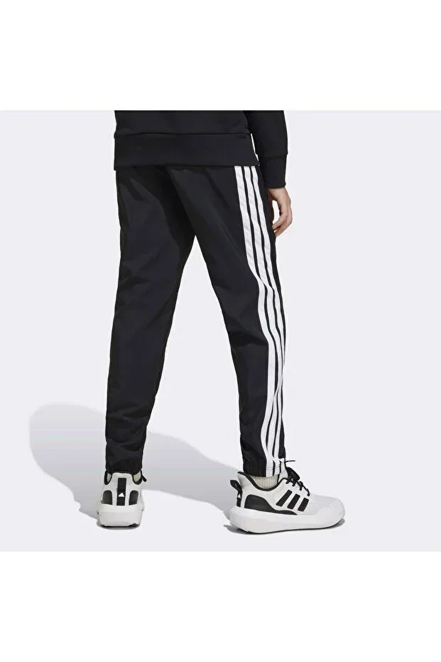 Детские спортивные штаны для девочек скинни climacool Adidas, Black-White — фото 4