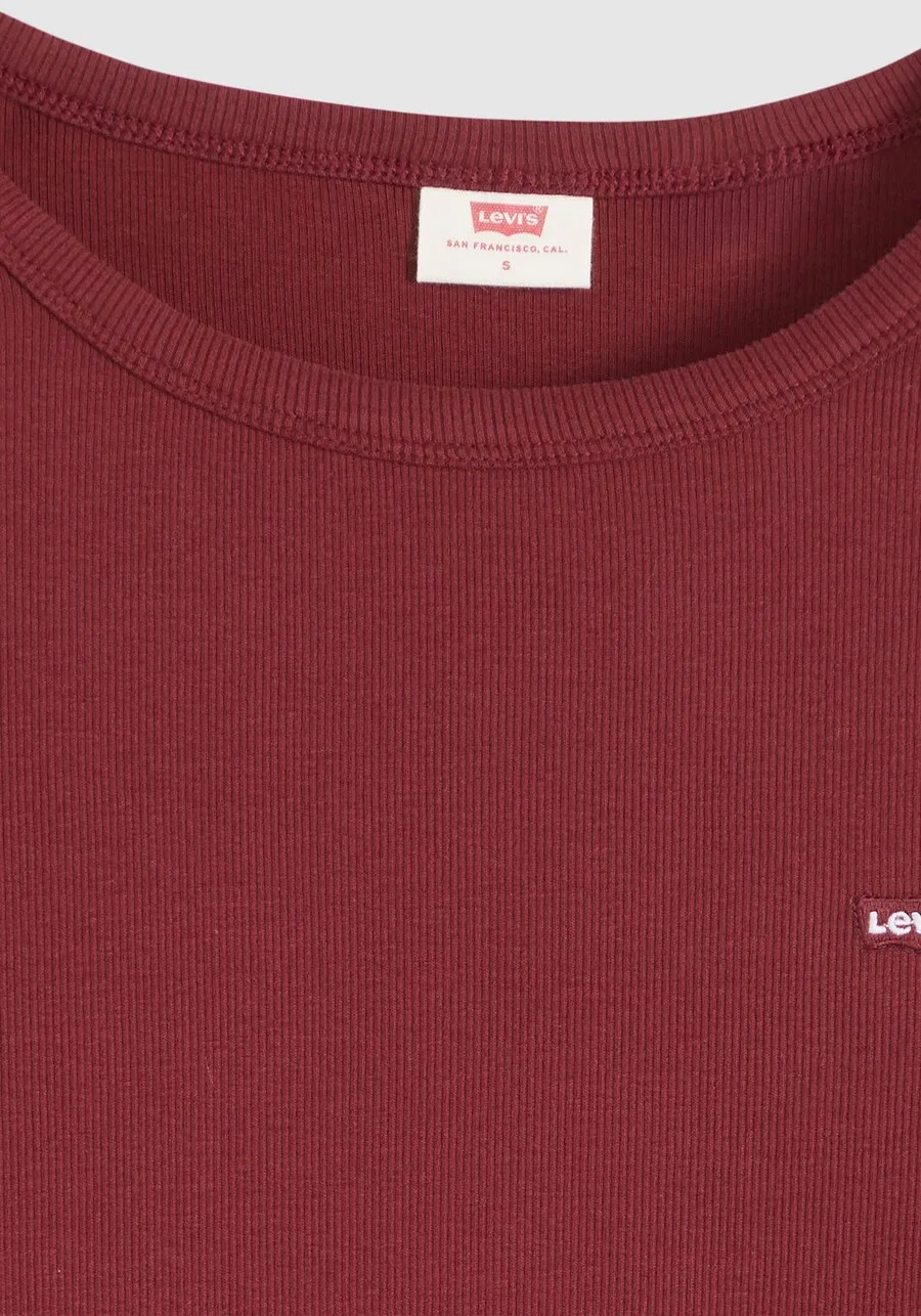 Топ LEVI'S красного цвета — фото 4