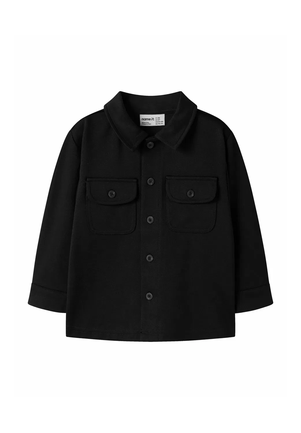 Рубашка свободного кроя - легкая куртка Name It, Black — фото 3