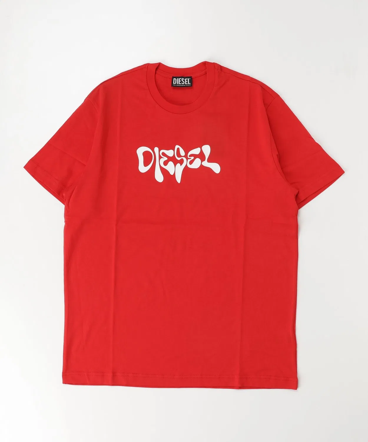 Детское футболка с коротким рукавом с брендовым логотипом DIESEL KIDS, Красный