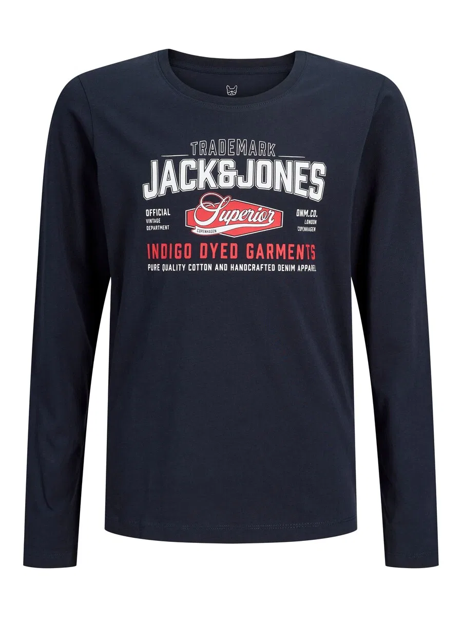 Детская рубашка, темно-синего цвета Jack & Jones Junior