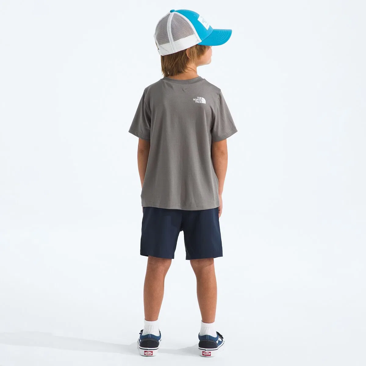 Детский комплект для мальчиков с технологией FlashDry 24/7 Set The North Face, Smoked Pearl/Summit Navy — фото 4