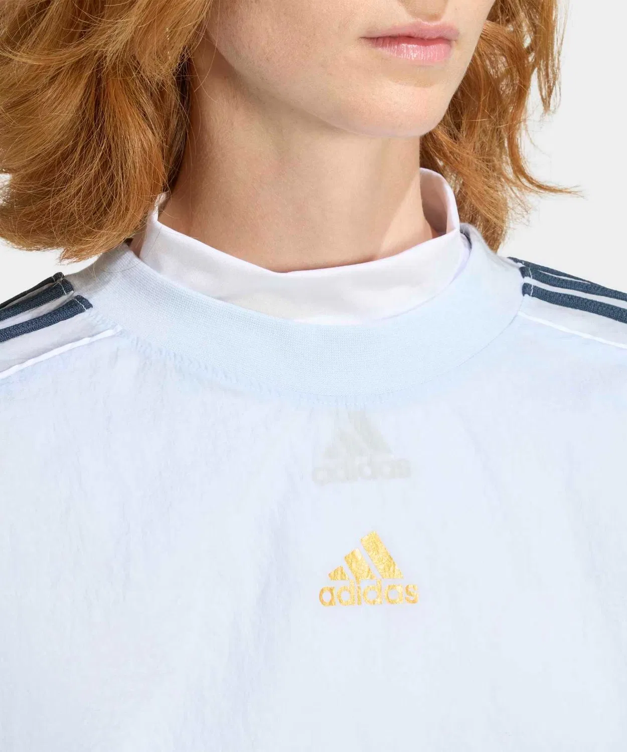 Женский свитшот свободного кроя с длинным рукавомTeam Geist 2.0 Adidas, Blue — фото 3