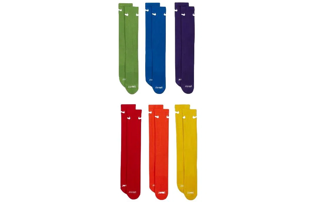 Комплект носков Nike, 6 пар, Multicolor