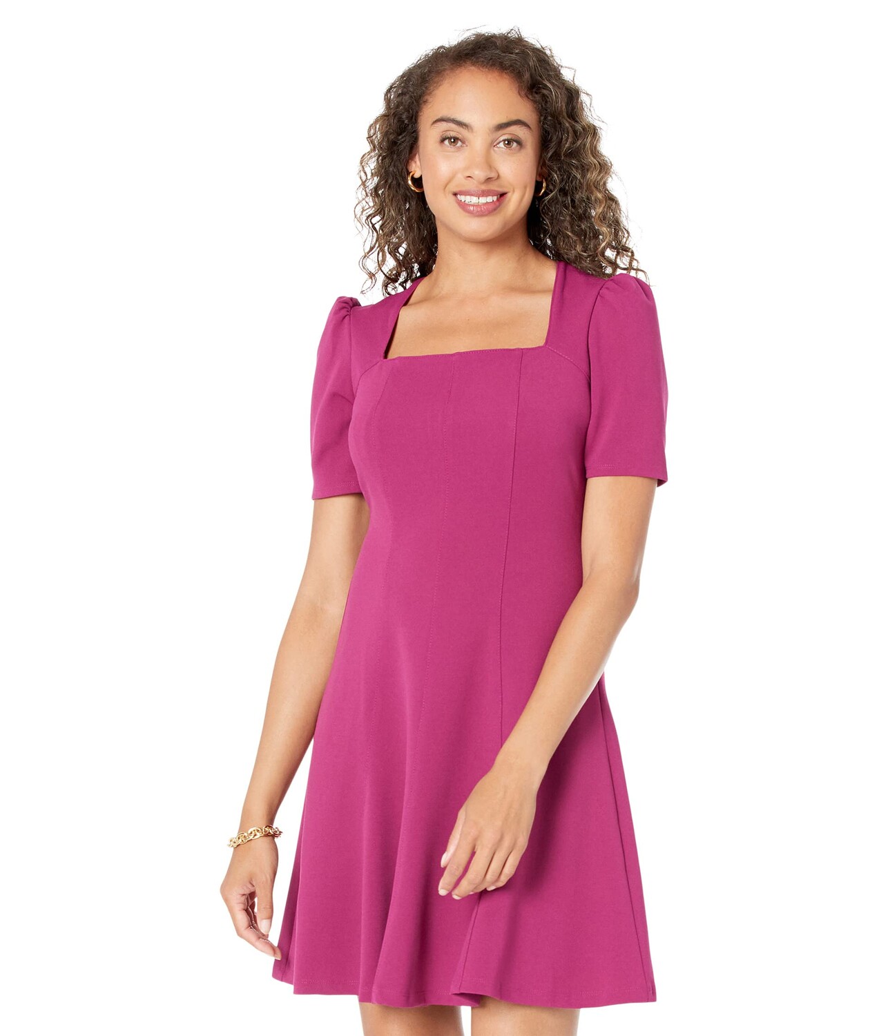 

Платье Donna Morgan, Square Neck Scuba Crepe Mini Dress