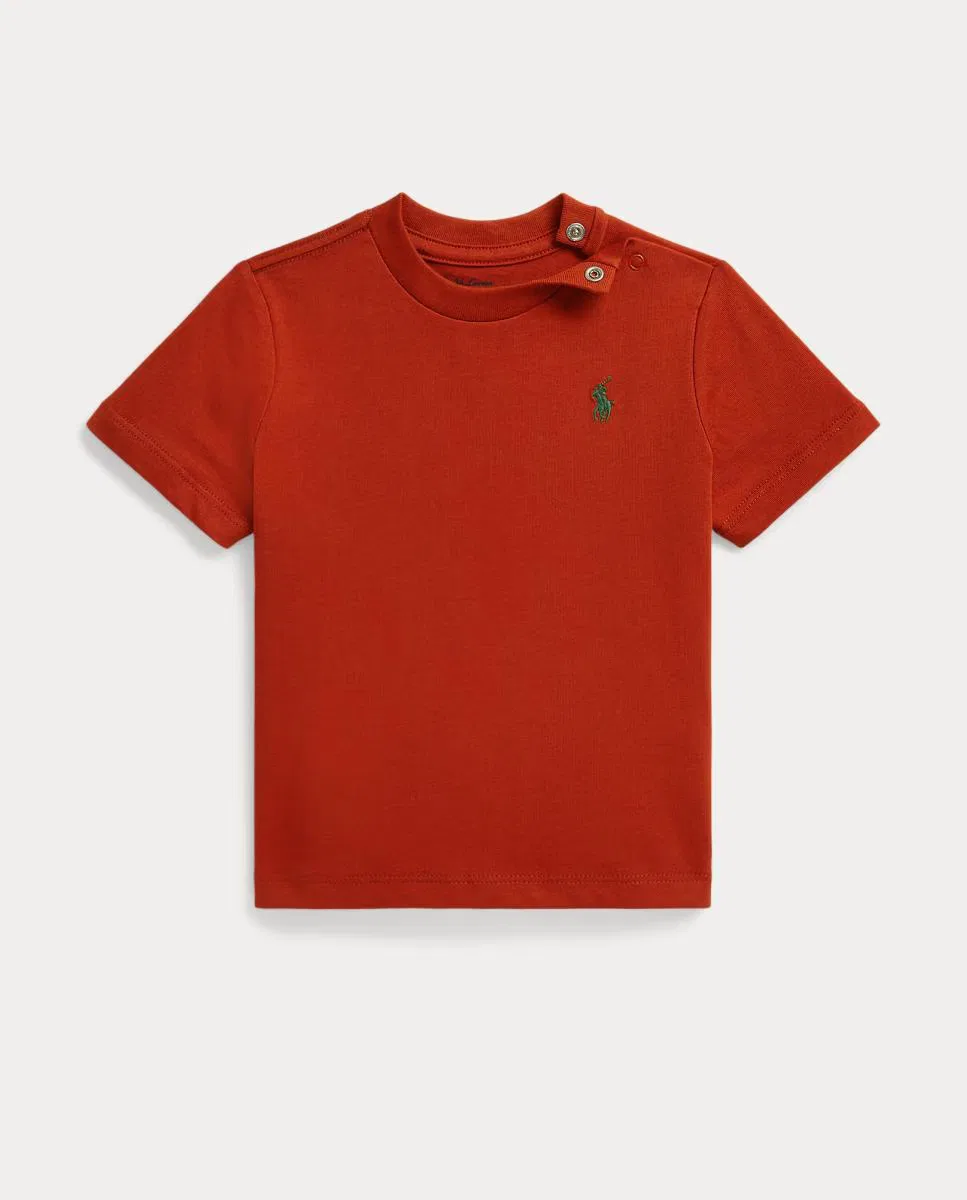 Детская футболка из хлопка, Unisex Logo, Polo Ralph Lauren, оранжевый