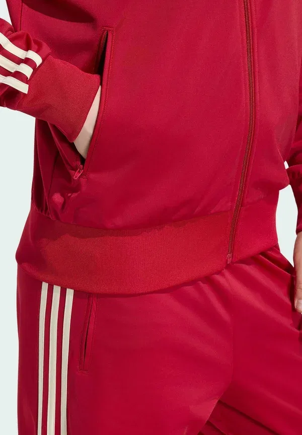 Куртка Firebird унисекс - летняя куртка Adidas Originals, красный/ванильный — фото 4