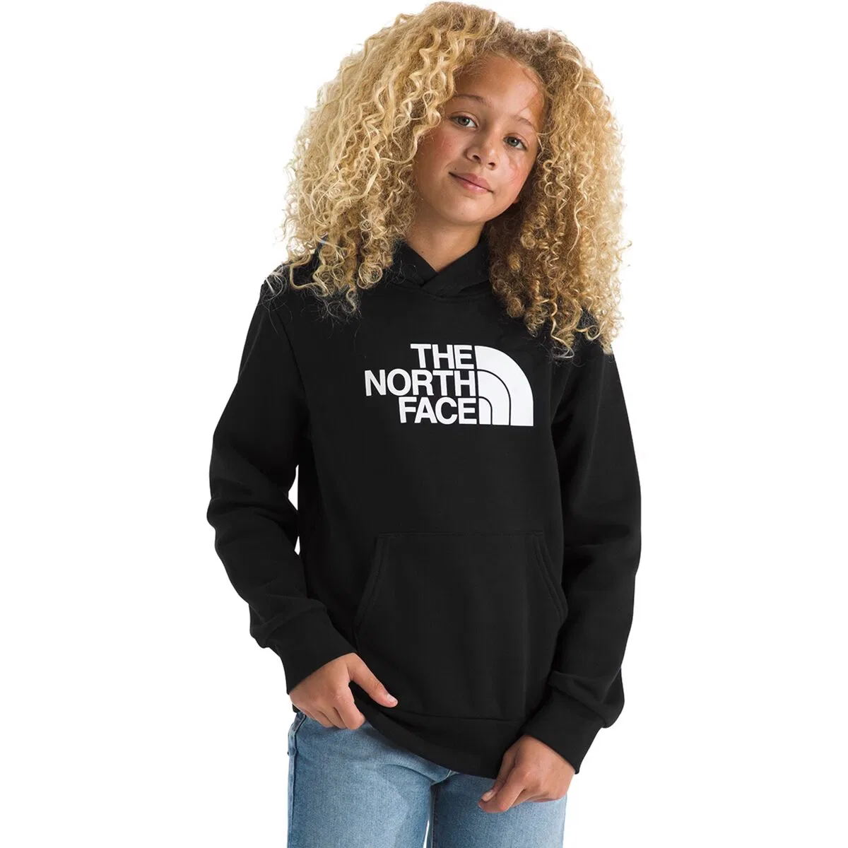 Детское худи с принтом Evolution Half Dome Pullover Hoodie The North Face, Tnf Black — фото 2