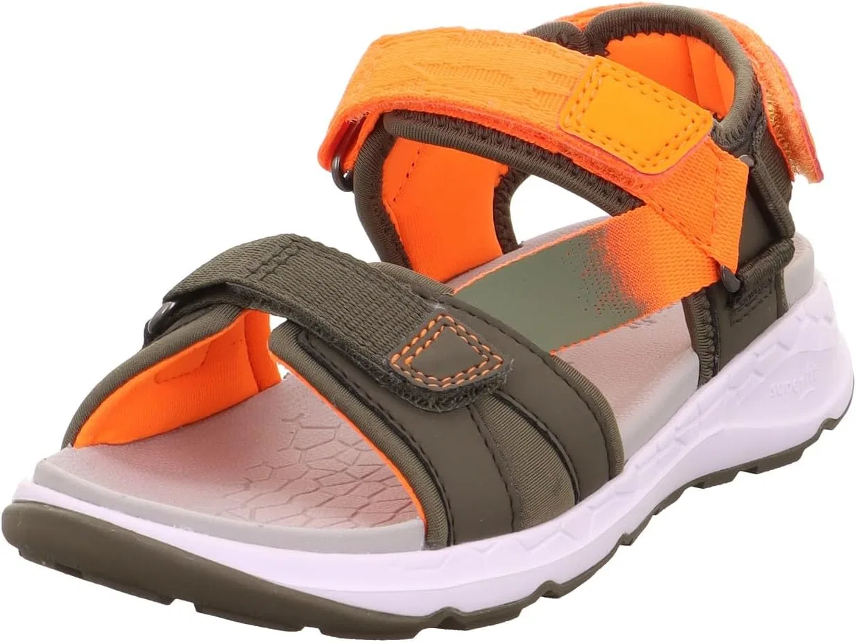 Детские сандалии для мальчиков Superfit, Green Orange