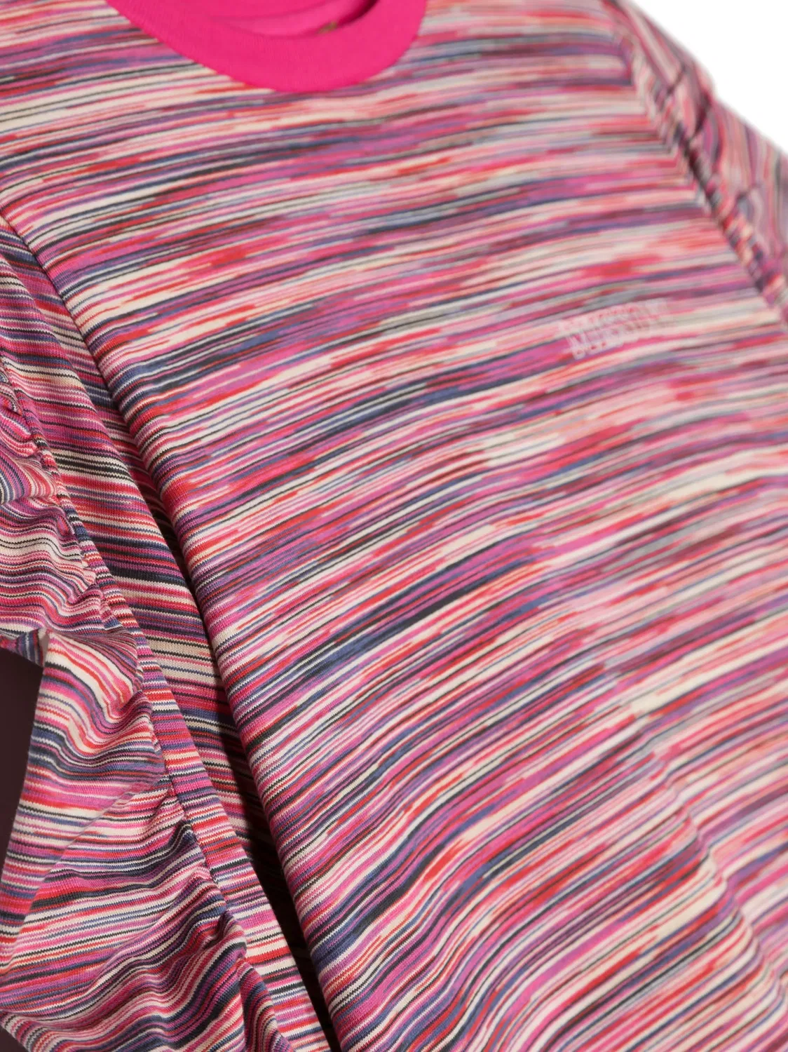 Платье с меланжем и логотипом Missoni, фуксия — фото 3