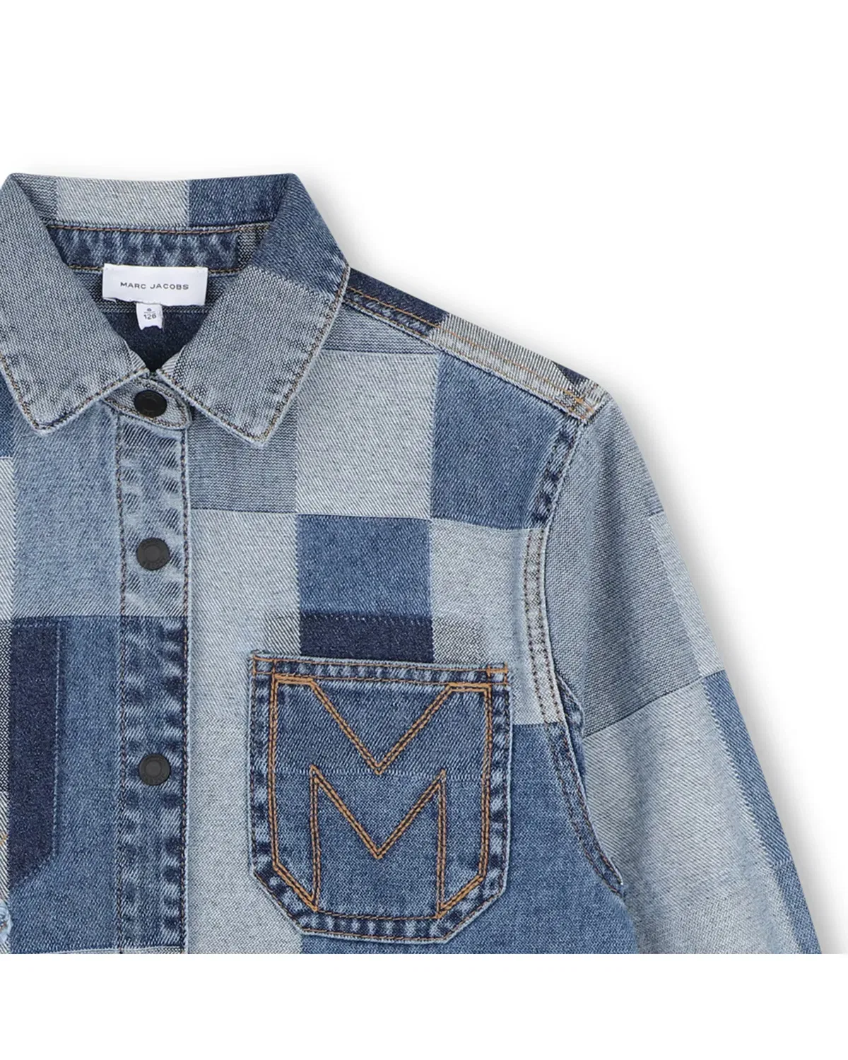 Детская рубашка для мальчиков с длинным рукавом Marc Jacobs, Синяя — фото 2