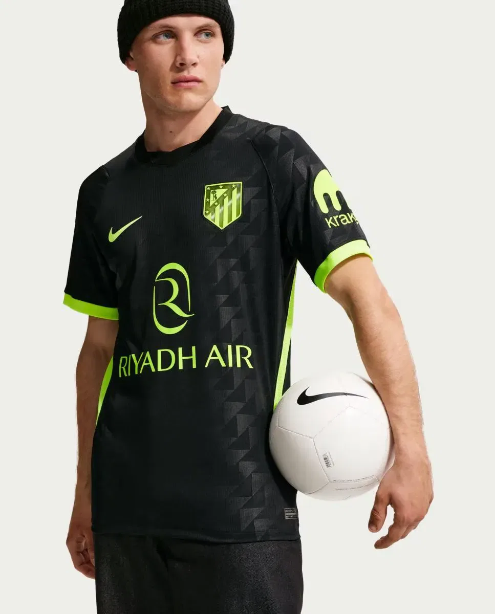 Мужская футболка с принтом Atlético de Madrid 2026-2027 Stadium Nike, Negro