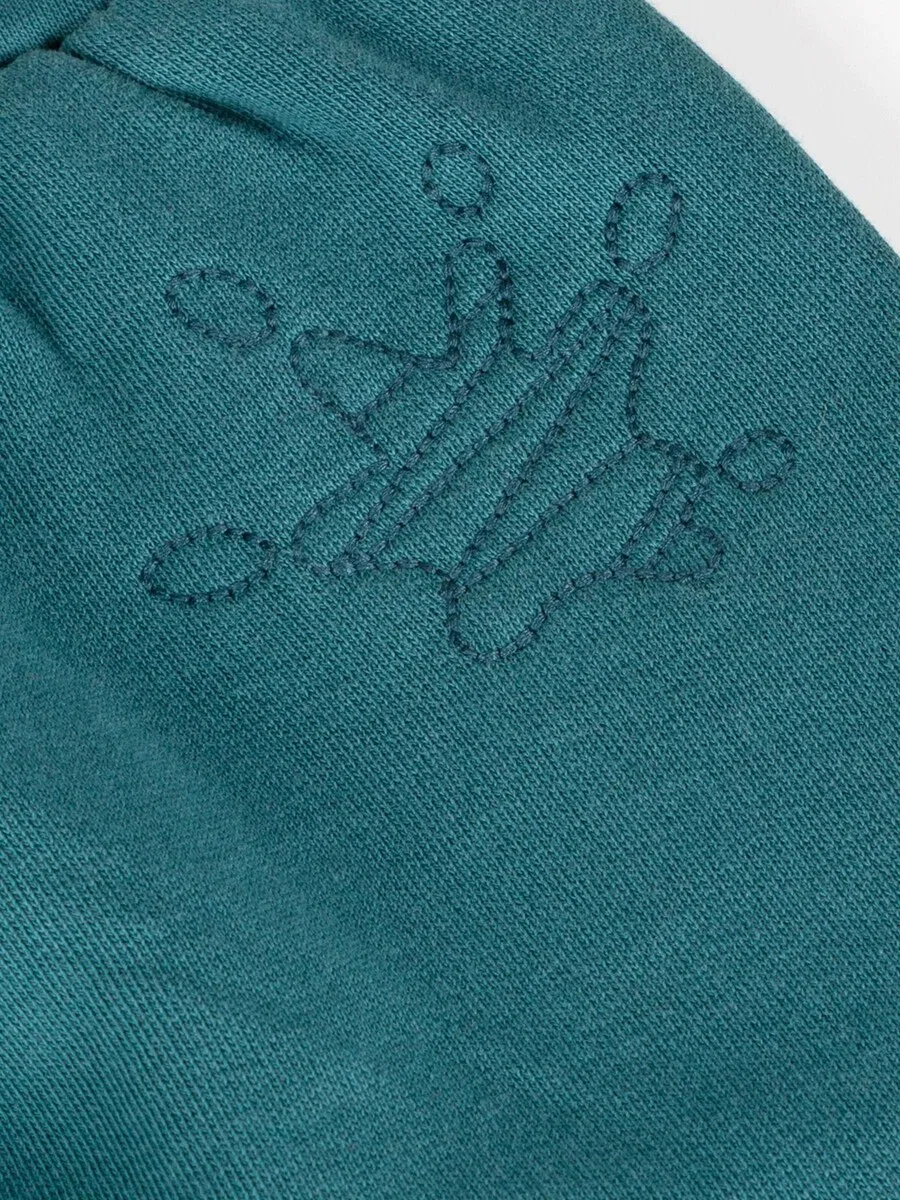 Штаны SIGIKID Regular Pants 'Sweathose' зеленого цвета — фото 3