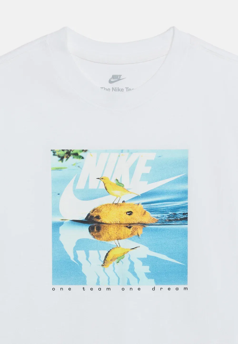 Футболка унисекс с принтом млекопитающих Nike Sportswear, White — фото 3