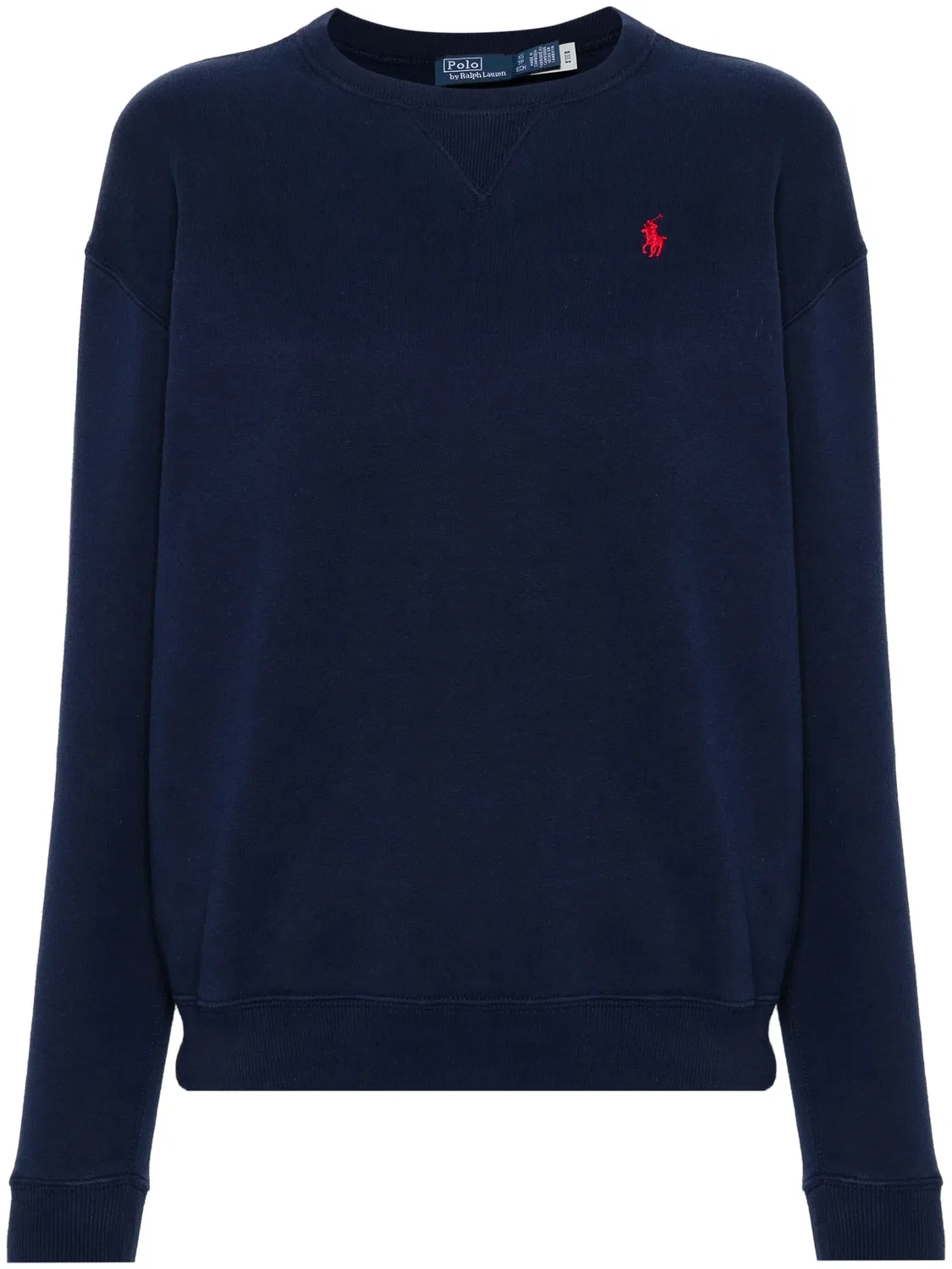 Свитшот из джерси с логотипом Polo Pony Polo Ralph Lauren, темно-синий