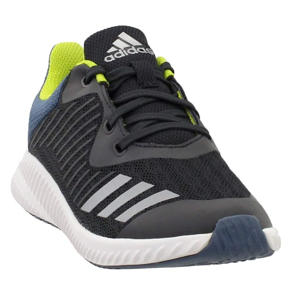 Детские кроссовки для мальчиков с шнуровкой Fortarun K Adidas, Carbon Metallic Silver Raw Steel — фото 2