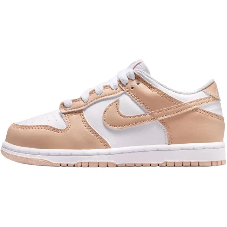Детские кеды с низким верхом для скейтбординга White/Light Brown Nike