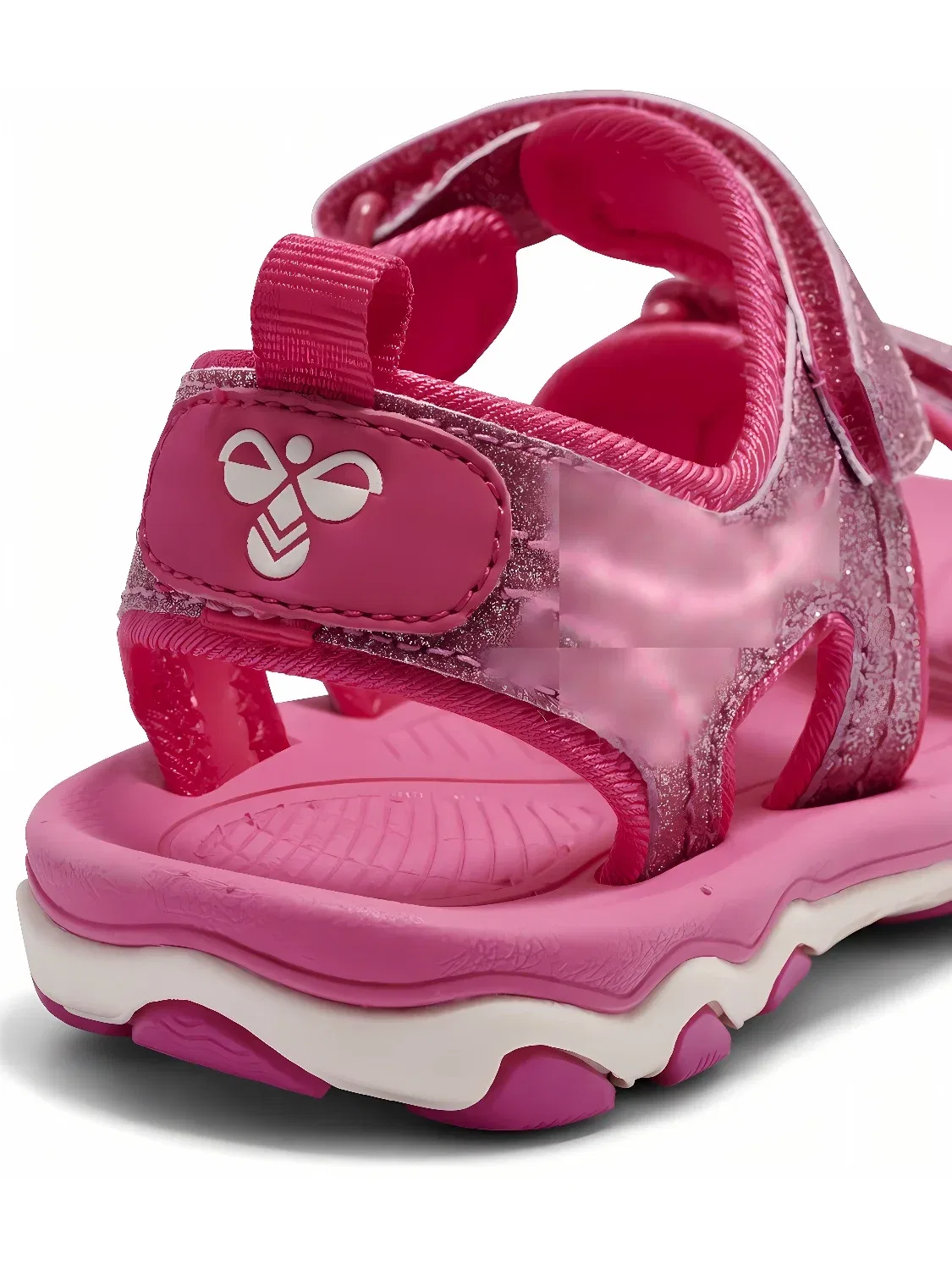 Сандалии детские с блестками Sandal Glitter Jr Hummel, розовый — фото 3
