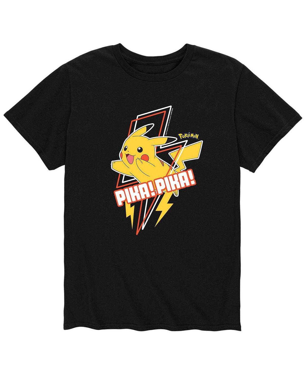 

Мужская футболка pokemon pika pika AIRWAVES, черный