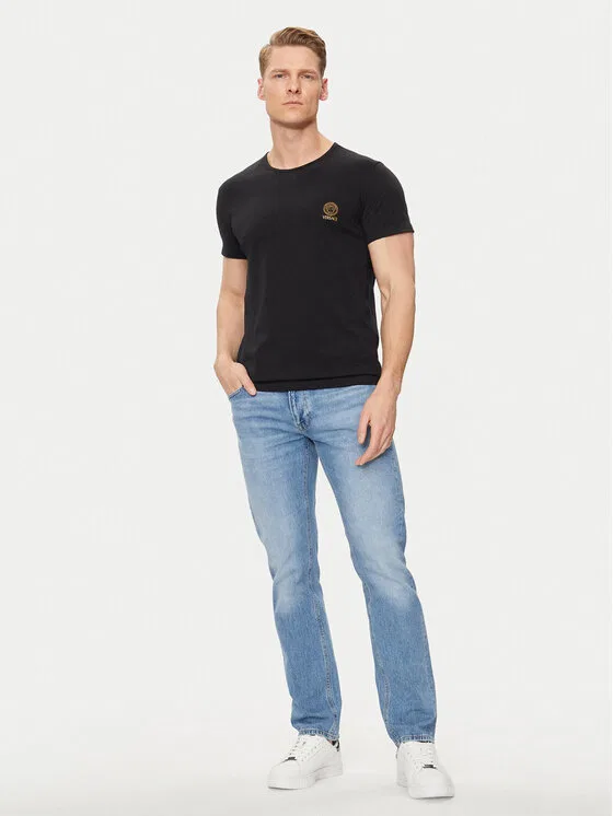 Комплект футболок slim fit Versace, черный — фото 3
