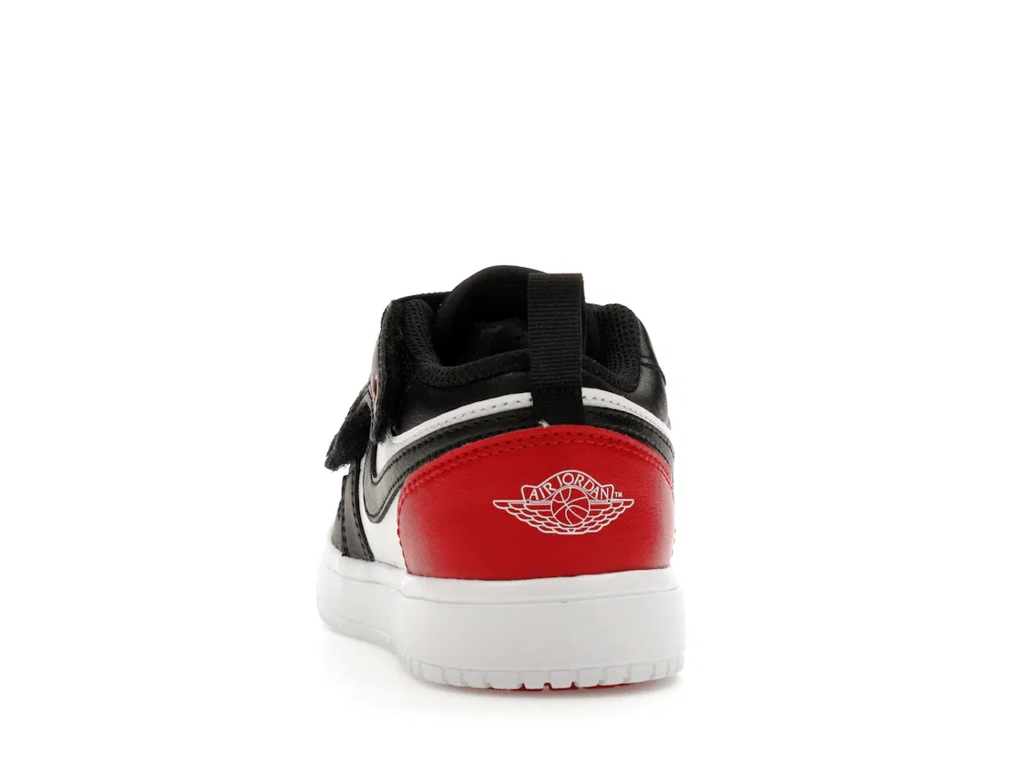 Детские кроссовки с низким верхом Jordan 1 Retro Low ALT Jordan, White/Varsity Red/White/Black — фото 4