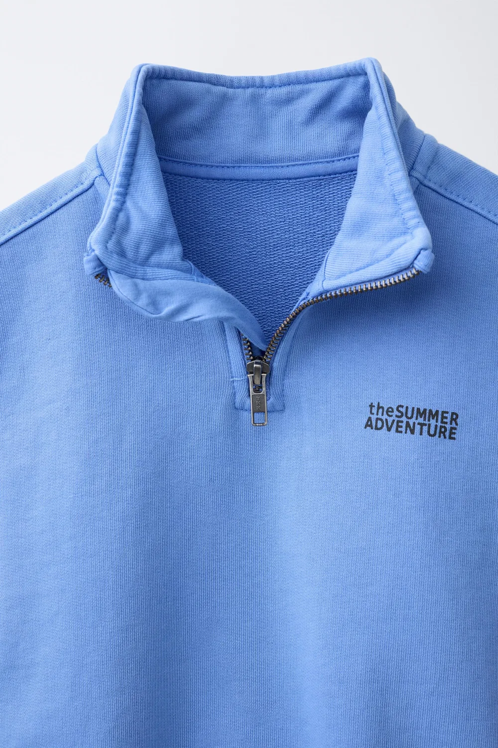 СВИТШОТ ЖИЛЕТ ZARA, Mid-Blue — фото 3
