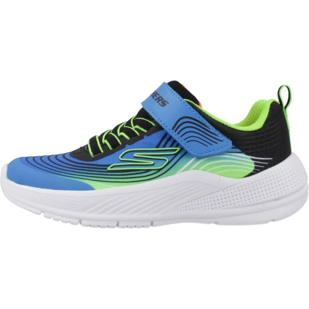 Детские кроссовки для мальчиков с дышащим верхом MICROSPEC ADVANCE Skechers, Konigsblau Schwarz — фото 2