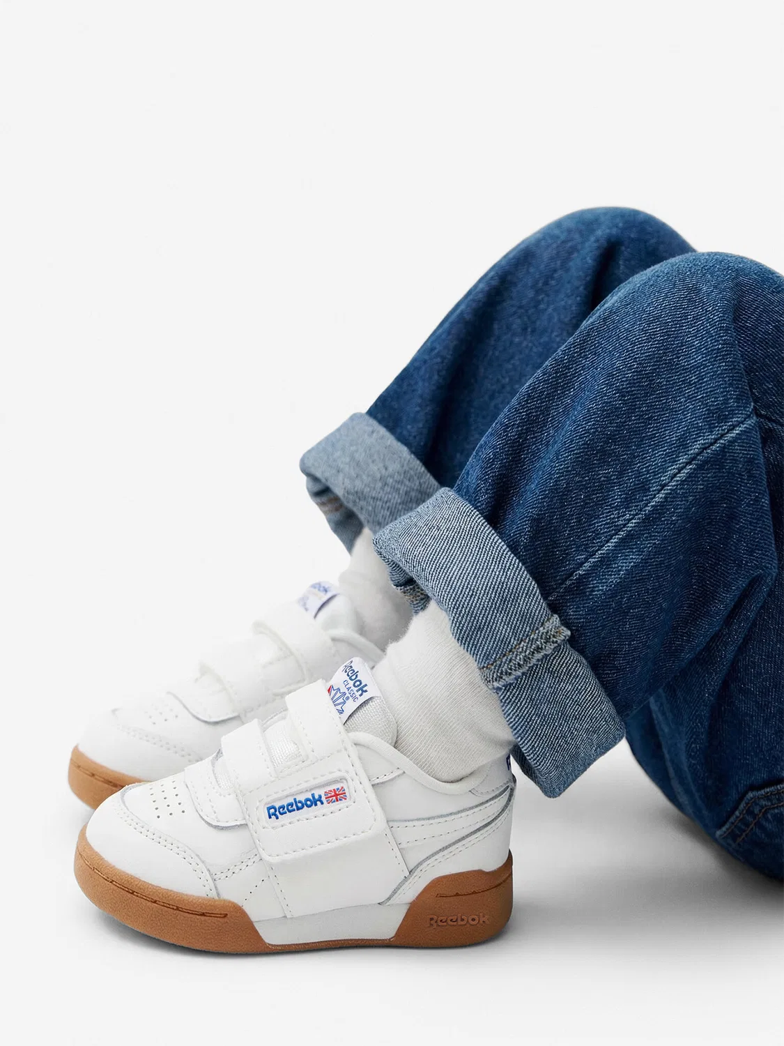 Кроссовки для девочки PLUS Reebok, белый