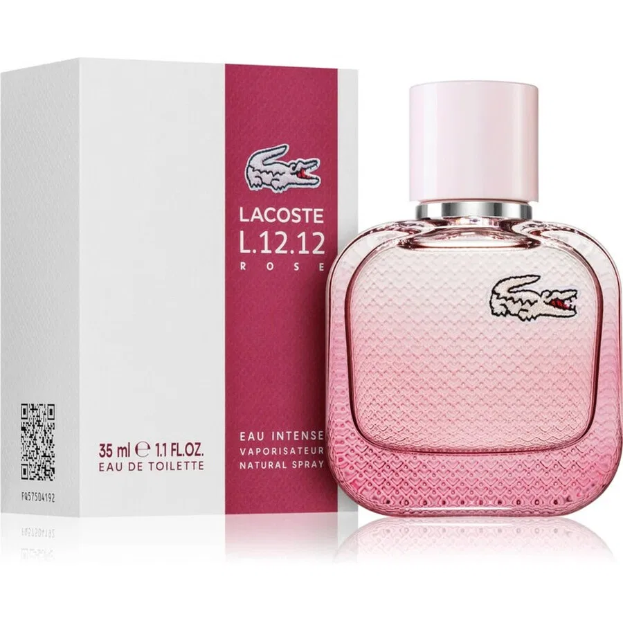 Туалетная вода цветочная Lacoste Eau De Lacoste L1212 Rose Eau Intense, 35 мл, Rose