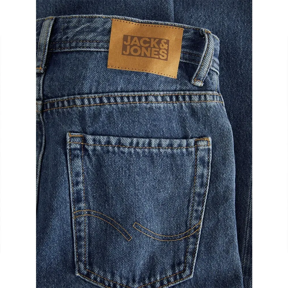 Детские джинсы для мальчиков прямого кроя Chris Original Sq 060 Jack & jones, Blue — фото 4