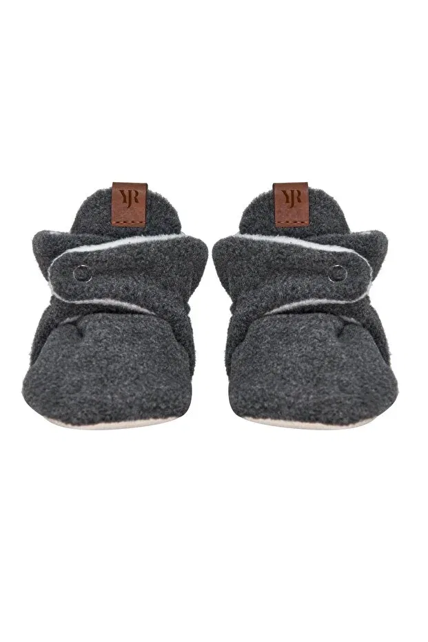 Детские тапочки для новорожденных антискользящие Generic Brands, Anthracite